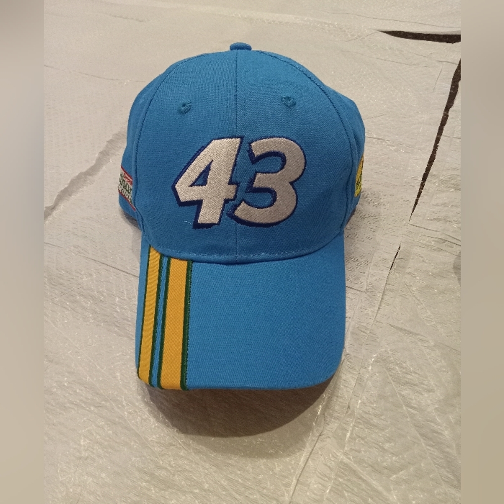 43 Nascar Hat Blue Yellow